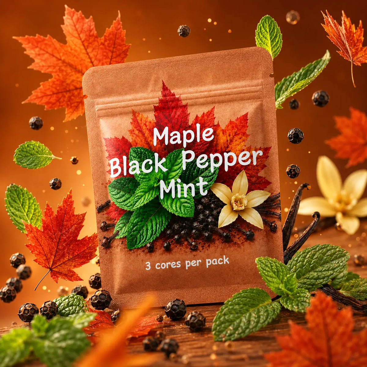 Maple Black PepperMint